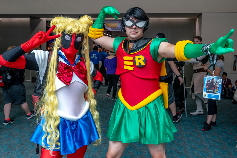 In the name of Betty White, and in the name of Batman, these sailor scouts will punish you!